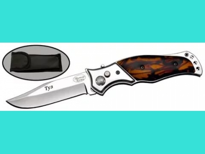 Нож МК "Туз" М310-34 (складной, хром)
